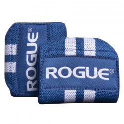 Muñequeras Rogue azules enrolladas